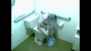 Security cam caught hottie toilet masturbating