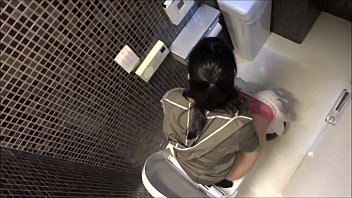asian girl peeing toilet voyeur