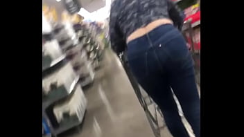 Following and grabbing sexy ass in public (she liked it)