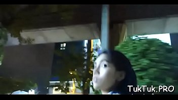 Crazy dude picks up a thai slut and is going to fuck her coarse