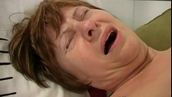59 years old granny masturbating