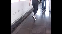 Culazo en pants el metro